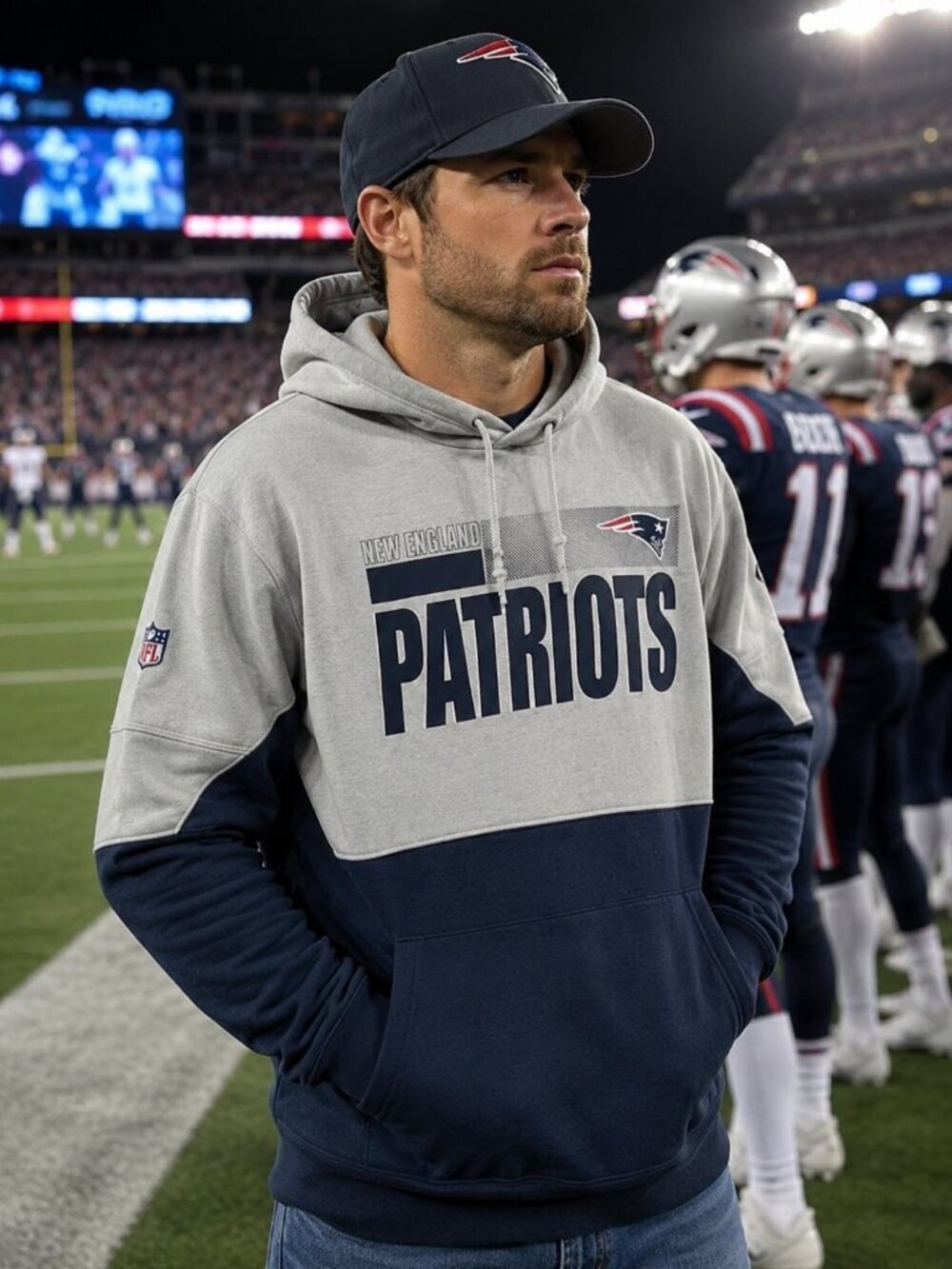 NFL New England Patriots Hoodie -(MEDIUM)